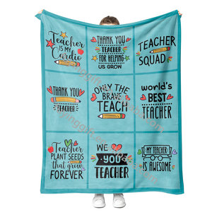 Manta de Regalo para <span class=keywords><strong>el</strong></span> Día <span class=keywords><strong>del</strong></span> Maestro, Graduación, Jubilación, 50x60 pulgadas, 130*150 cm - Product Image 3