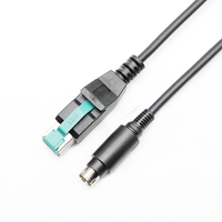 Pabrik disesuaikan kualitas tinggi 8Pin 12V bertenaga USB laki-laki Ke MINI DIN 8PIN kabel