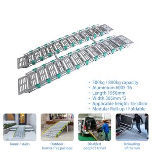 <span class=keywords><strong>Rampe</strong></span> modulaire flexible Simplywalk, 800 kg, 1950 mm, <span class=keywords><strong>rampe</strong></span> d'<span class=keywords><strong>escalier</strong></span> en <span class=keywords><strong>aluminium</strong></span>, OEM, test de charge SGS - Product Image 2