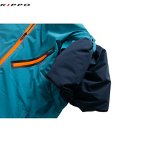 Kippo Blouson aviateur rembourré en polaire pour homme Vêtements d'extérieur isolés avec manches détachables et gilet à capuche