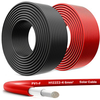 Großhandel 4 mm2 6 mm2 10 mm2 16 mm2 PV-Solar kabel H1Z2Z2-K verzinntes Kupfer 1800V DC Photovoltaik-Solar kabel