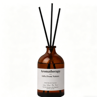 Diffuseur d'huiles essentielles en verre écologique de 100 ml, design nordique pour la décoration de la maison, avec libération de parfum longue durée