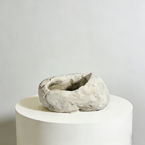 Nuovo design moderno vaso di cemento a forma di pietra, grandi <span class=keywords><strong>vasi</strong></span> per <span class=keywords><strong>piante</strong></span> da fiori per la decorazione del giardino di casa per balcone - Product Image 5