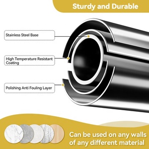Ensemble de poteau de <span class=keywords><strong>tringle</strong></span> à rideau de 25mm anti-dérapant noir 2024 <span class=keywords><strong>sans</strong></span> perçage - Product Image 3