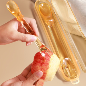 Juego de 6 Piezas de Vajilla Infantil Libre de BPA, Platos de Silicona <span class=keywords><strong>para</strong></span> Bebés con Tazón, Baberos, Cuchara, Utensilios <span class=keywords><strong>para</strong></span> Comida de Bebés - Product Image 3