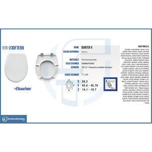 Dianter 8 Copriwater Sedili per WC con Isolamento Termico - Product Image 3