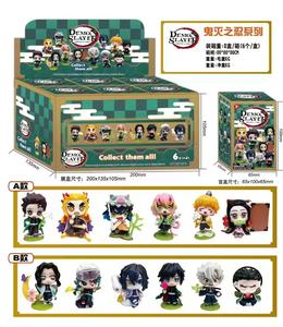 Demon Slayer Birth Flower Series Blind Box Anime Figurine bidimensionnelle tendance, jouet, <span class=keywords><strong>cadeau</strong></span> d'anniversaire, modèle décoratif - Product Image 6