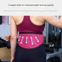 Ceinture de soutien lombaire et abdominale pour fitness, musculation et squats, à compression haute pression, robuste, pour hommes et femmes
