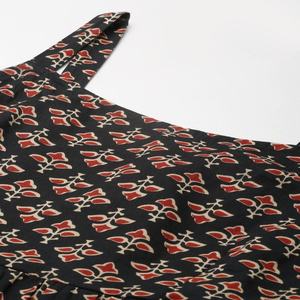 Robe ethnique longue à bretelles vintage à imprimé floral, best-seller pour femmes, 100% coton, respirante, séchage rapide, ODM - Product Image 3