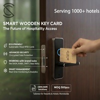 Umweltzertifizierte RFID EM4305 NTAG215 UV-Vollfarbdruck Wasserdichte Holz-NFC-Karte ISO15693 13,56MHz Smart Key Card für