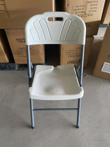 Chaise pliante en <span class=keywords><strong>plastique</strong></span> Chaises de jardin et de patio Mobilier de jardin Chaises de pelouse, terrasse, arrière-cour, <span class=keywords><strong>noir</strong></span> - Product Image 2