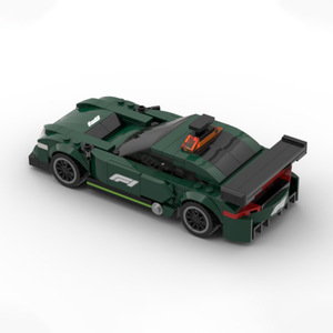 Set de Construcción de Bloques de Ensamblaje DIY, Modelo de Coche de Carreras Clásico Vantage, Modelo de Coche de Seguridad - Product Image 2
