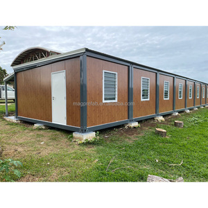 Casa Prefabricada Directamente <span class=keywords><strong>de</strong></span> Fábrica en Foshan, Casa Contenedor con Acabado <span class=keywords><strong>de</strong></span> Madera y <span class=keywords><strong>Panel</strong></span> <span class=keywords><strong>de</strong></span> Protección contra la Lluvia, Casas Modulares en Venta - Product Image 4