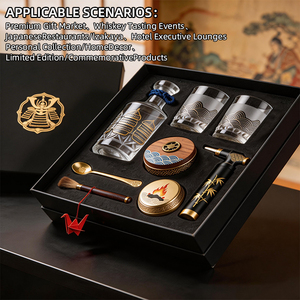 Elegante Set de Regalo de Coctelería de Madera con Ahumador, Diseño de Sushi, Ideal para Whisky y Entusiastas de los Bares - Product Image 5