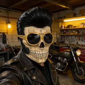 Masque en latex réaliste pour Halloween, cosplay, masque intégral effrayant pour adultes - Product Image 6