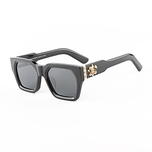 Grossiste du Guangdong, accessoires de fête vintage, montures épaisses, pour le travail en extérieur, loisirs, lunettes de soleil de haute qualité, logo personnalisé - Product Image 2