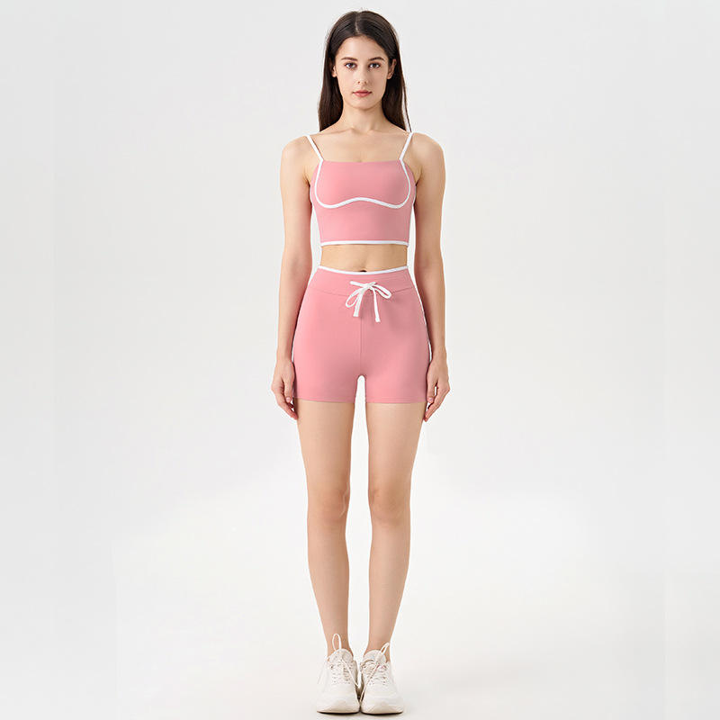 Ensemble short-fuchsia