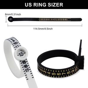 Пластиковое кольцо для измерения размера пальца для мужчин и женщин - Product Image 2