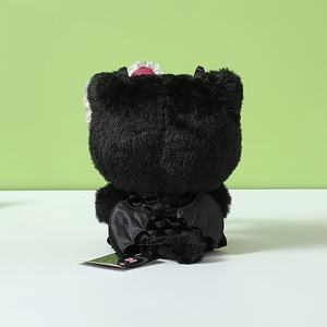 เราจัดส่งรวดเร็วใน3-5วัน9นิ้ว Hellokitty Angel plushie ยัดไส้สัตว์สีดำนุ่มฟัซซี่ huggable plushie - Product Image 4