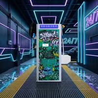 Machine de lavage de voitures électrique en libre-service 24h/24, sans surveillance, avec système de paiement par carte intelligente et code QR, nettoyeur haute pression commercial