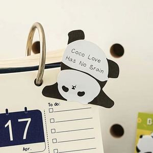 High Adhesion Panda Sticky Notes Cute Cartoon <b>Memo</b> <b>Pads</b> for School and Office Back-to-School Essentials Gift Made of Paper - Product Image 5