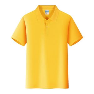 T-shirt polo d'été unisexe de haute qualité en térylène avec logo, personnalisé, vente en gros de polos à manches courtes et à revers à la mode pour affaires - Product Image 5