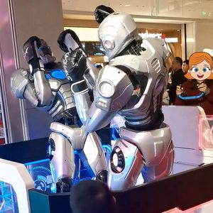 Robot de combat interactif géant télécommandé pour deux joueurs, avec rotation et attaque, robot humanoïde de boxe télécommandé - Product Image 4