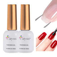 Superbe Gel de Finition Transparent Non Toxique à Base Stable, Couleur Intense, Longue Durée, Renforce et Protège pour le Nail Art