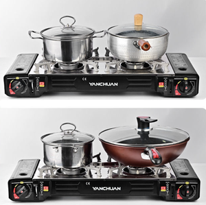 Tables <span class=keywords><strong>de</strong></span> cuisson à <span class=keywords><strong>gaz</strong></span> 2 brûleurs, compatibles avec les tables <span class=keywords><strong>de</strong></span> cuisson domestiques, cuisinière à <span class=keywords><strong>gaz</strong></span>, ensemble <span class=keywords><strong>de</strong></span> cuisinière à <span class=keywords><strong>gaz</strong></span> <span class=keywords><strong>de</strong></span> <span class=keywords><strong>camping</strong></span> avec <span class=keywords><strong>plaque</strong></span> <span class=keywords><strong>de</strong></span> cuisson - Product Image 6
