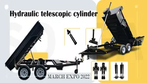 מקצועי אחריות רבה שלבים הפוך הידראולית טלסקופי טלסקופי רכב למשאית אשפה