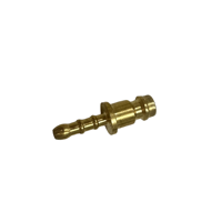 Raccord rapide en laiton de type Euro Mini avec raccord cannelé pour tuyau, personnalisable OEM pour outils pneumatiques