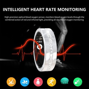 2026 V6 Smart Ring With Luxury Fashion Multi-function Sports Pedometer Women Wearable Heart Rate Tracker Sleep HRV Monitoring - Product Image 4