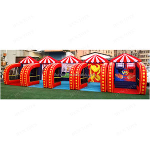 <span class=keywords><strong>Jeu</strong></span> de lancer de cerceaux/corps de cowboy gonflable pour location en extérieur, pour adultes et enfants - Certifié EN14960, taille/couleur personnalisable - Product Image 2