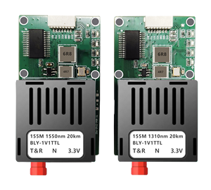 Module émetteur-récepteur optique pour drone 20KM Interface SC/FC/LC/ST TX RX Convertisseur de média optique TTL FPV - Product Image 1
