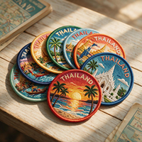 Prix d'usine – Écussons brodés personnalisés au design créatif, badges thermocollants pour chapeaux et vêtements, cadeaux promotionnels de bienvenue, articles de mode