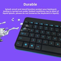 Ensemble clavier et souris ergonomiques sans fil MK245, programmables, pour ordinateur portable, bureau, interface USB, compact, portable