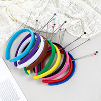 Serre-tête floqué avec antenne, barre à perles DIY pour décorations et accessoires de fête de Noël pour enfants