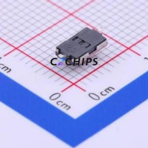 1TS002E-2400-2501-CT Tactile Switch SMD,3.7x6.1mm Switch Single Pole Single Throw Rectangle Button 2.4N Vertical Mount - Product Image 2