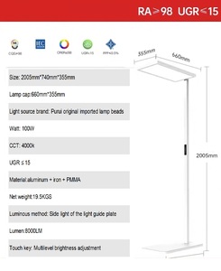 Trẻ em đọc sách Đèn bàn đứng Đèn sàn đèn bảo vệ mắt học tập Đèn làm việc bàn đứng đèn - Product Image 1