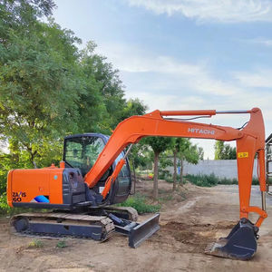 Mini pelleteuse Hitachi ZX60 de 6 tonnes d'occasion à vendre Petite pelleteuse hydraulique avec moteur et composants du noyau de la pompe du Japon Import - Product Image 4