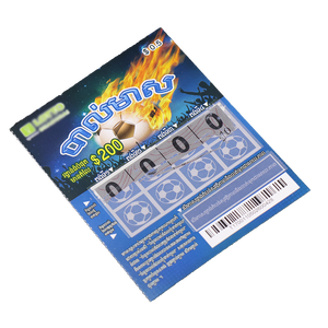 Loterie en papier de conception gratuite Sécurité anti-contrefaçon de haute qualité Billets de loterie à gratter personnalisés - Product Image 4