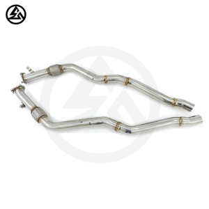 Tuyau d'échappement ODM CSZ pour Audi RS4 <span class=keywords><strong>RS5</strong></span> <span class=keywords><strong>B9</strong></span> 2.9T 2017-Kit de performance du système d'échappement du tuyau de descente avant - Product Image 3