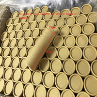 Tube cylindrique en papier kraft écologique en vrac, 2,15 oz/61 g, pour déodorant solide, baume à lèvres, emballage