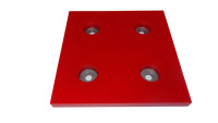 Feuille de polyuréthane moulée ouverte, soudable, pour revêtement de coulis de coulée