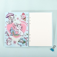 Cuaderno A7 de Hojas Sueltas Acrílicas con Diseño Navideño y de Halloween de Mikko, Estilo Japonés y Coreano, 50 Páginas, Diario DIY, Dibujos Animados y Anime
