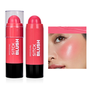 <span class=keywords><strong>Blush</strong></span> autocollant emballage personnalisé votre propre Logo maquillage <span class=keywords><strong>Pixi</strong></span> fard à joues crème marque privée étanche - Product Image 1