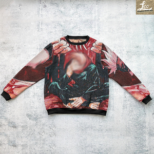 <span class=keywords><strong>Sudadera</strong></span> con Capucha de Anime, Tejido Jacquard, Manta de una Pieza, Ropa de Anime, <span class=keywords><strong>Sudadera</strong></span> con Cuello Redondo y Logotipo Personalizado para Hombre - Product Image 4