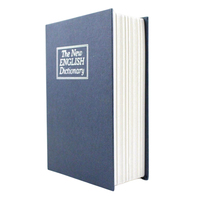 Coffret de collection secret dissimulé avec serrure à combinaison, corps en acier et papier, coffre-fort portable pour montres et petits objets précieux