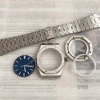 Caja de Reloj de Acero Inoxidable de 39mm Resistente al Agua con Cristal de Zafiro para Movimiento NH35/34/4r/6r en Oferta