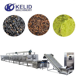 Tunnel Magnetron Specerij Sesamvenkel Kaneel Zwarte Peper Kruiden Theepoeder Sterilisatie Machine Sterilisator - Product Image 4